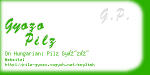 gyozo pilz business card